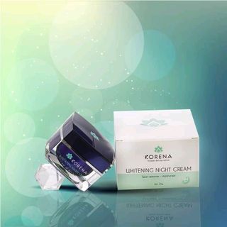 Kem dưỡng trắng da ban đêm Whitening Night Cream Korena