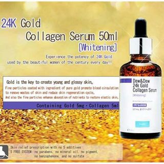 TINH CHẤT TRẮNG DA 24K DEWDEW WHITENING COLLAGEN SERUM KOREA 50ML