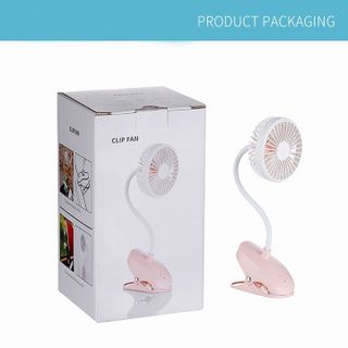Quạt mini sạc điện kẹp bàn
