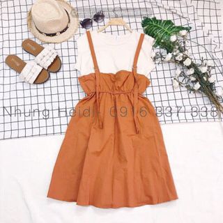 Set yếm kaki kèm thun về thêm Bán bao đắt