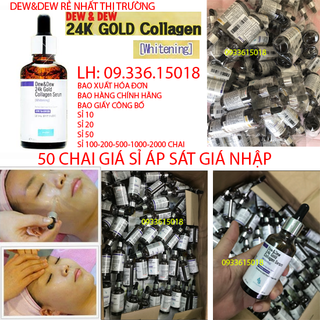 TINH CHẤT TRẮNG DA 24K DEWDEW WHITENING COLLAGEN SERUM KOREA 50ML