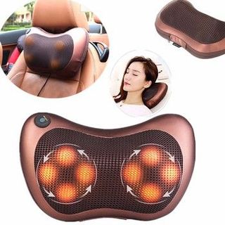 gối massage hồng ngoại 8 bi