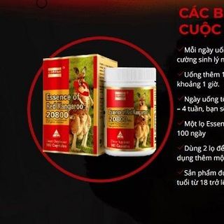 Essence Kangaroo 20800mg Viên Uống Tăng Cường Sinh Lực Nam Úc 100