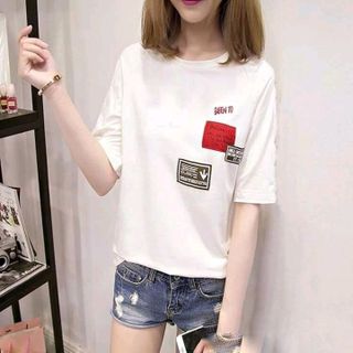 áo thun tay lỡ form rộng t09