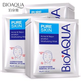 Mặt nạ bạc trị mụn đỏ mask Pure Skin Bioaqua