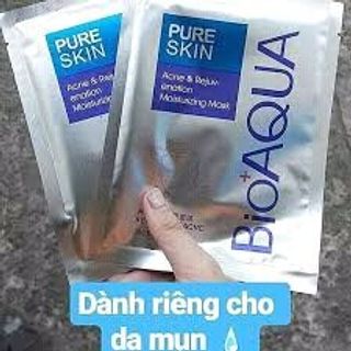 Mặt nạ bạc trị mụn đỏ mask Pure Skin Bioaqua