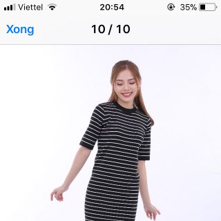 Váy Len dệt liền kim