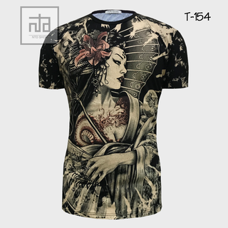 Áo thun nam in hình 3D T154A