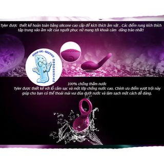 Vòng đeo dương vật Svakom Tyler giúp quý ông lâu xuất tinh