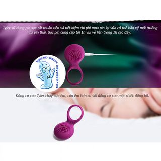 Vòng đeo dương vật Svakom Tyler giúp quý ông lâu xuất tinh