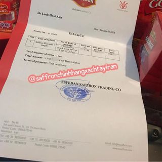 Saffron Goliran - Nhụy hoa nghệ tây từ Iran Hàng chuẩn Negin-Loại tốt nhất