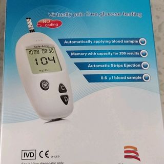 Bộ máy đo đường huyết Safe Accu Sinocare