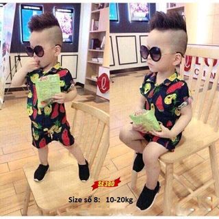 Bộ thun trái cây cho bé