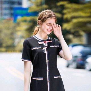 đầm len suông