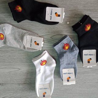Combo 10 tất lửa 1 vỉ Hàn Quốc
