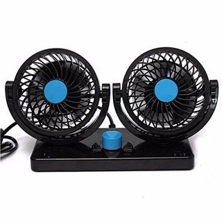 QUẠT ĐÔI 12V CHO Ô TÔ XE HƠI