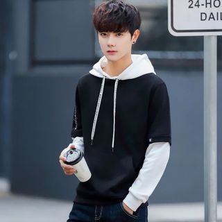 ÁO HOODIE PHỐI NÓN RÁP TAY