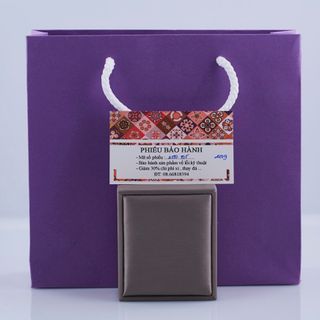 Opal- Hoa tai bạc hình sao biển