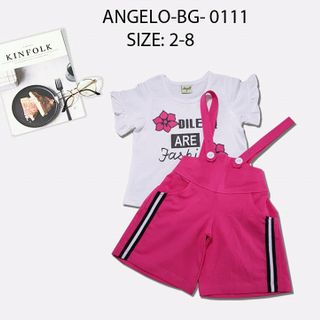 bộ BG quần phối yếm sọc