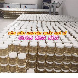 Dầu dừa Bến Tre nguyên chất giá sỉ - chế biến theo thủ công truyền thống
