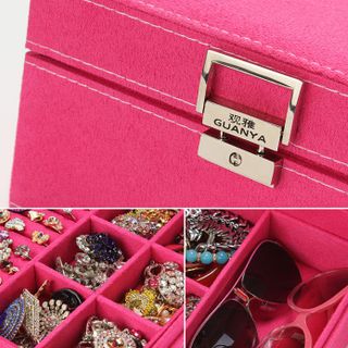 Hộp Đựng Trang Sức 2 Tầng 10 Ngăn