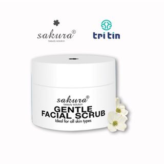 Kem tẩy tế bào chết cho da mặt Sakura