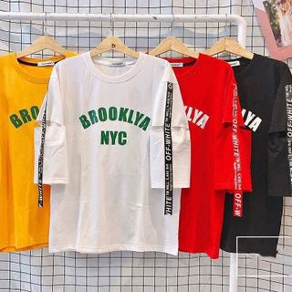 ÁO THUN TAY LỠ PHỐI KHOEN BROOKLYA