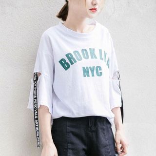 ÁO THUN TAY LỠ PHỐI KHOEN BROOKLYA