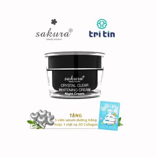 Kem trị nám trắng da ban đêm Sakura Whitening Night Cream
