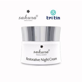 Kem dưỡng phục hồi da chống lão hoá ban đêm Sakura Restorative Night Cream
