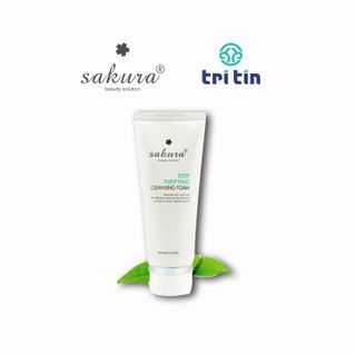 Sữa rửa mặt cho da nhờn Sakura Deep Purifying Cleansing Foam