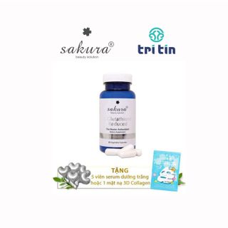 Viên uống trắng da chống lão hóa Sakura Glutathione