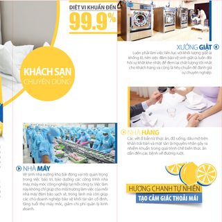 BỘT GIẶT CHUYÊN DỤNG VMAY HƯƠNG CHANH 10KG