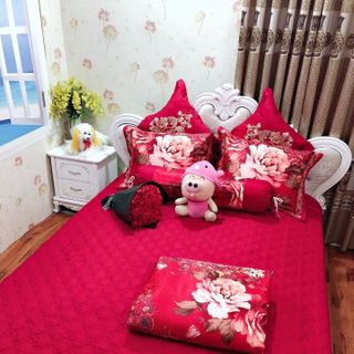 BỘ GẤM HOA HỒNG