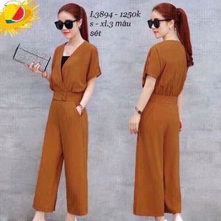Bộ ống rộng thun cát siêu xinh