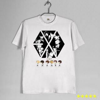 Áo thun teen nữ in logo KPOP EXO SNSD BTS