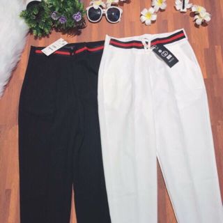 quần đai khoá sườn công sở