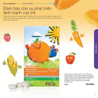 Thực phẩm bảo vệ sức khỏe cho bé wellness kids