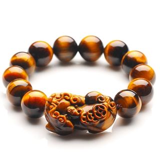 chuỗi đeo tay đá mắt hổ mặt tỳ hưu kích thước mỗi hạt 12mmgiá sỉ 99k 1 chuỗi z a l o 0 9 8 72 1 79 5 2