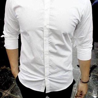 Sơ mi cổ tàu body Hàn Quốc