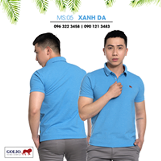 Áo thun nam - áo thun cổ bẻ golio - áo đồng phục cotton 100 - xưởng bán lẻ lớn nhất SG