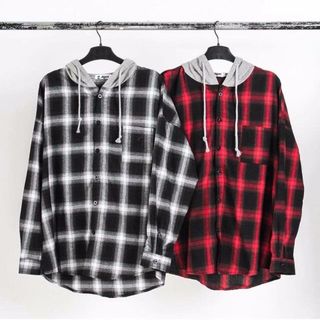 ÁO KHOÁC SƠMI UNISEX SỌC Ô