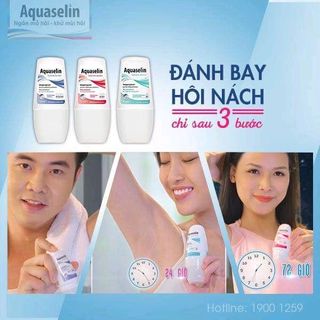 Lăn khử mùi Aquaselin chuyên gia ngăn tiết mồ hôi