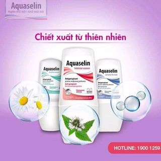 Lăn khử mùi Aquaselin chuyên gia ngăn tiết mồ hôi