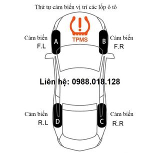 Cảm biến áp suất lốp ô tô gắn ngoài ML-61W valve thép không gỉ – màn hình màu năng lượng mặt trời
