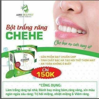 Thảo dược trắng răng Chehe Giá hộp 150k