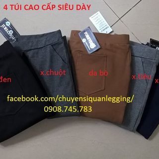 QUẦN LEGGING 4 TÚI SIÊU DÀY