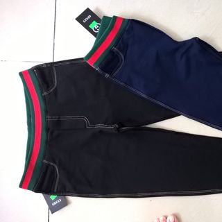 QUẦN LEGGING GIẢ JEAN XANH LƯNG MÀU