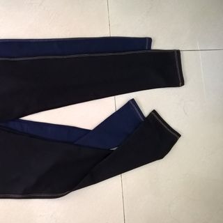 QUẦN LEGGING GIẢ JEAN XANH LƯNG MÀU