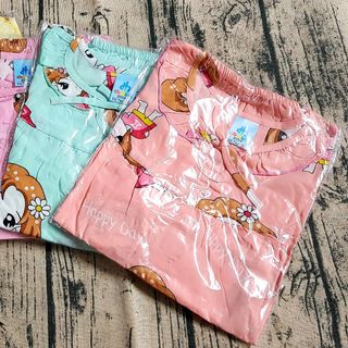 Bộ tole bé gái họa tiết bé gái cài hoa